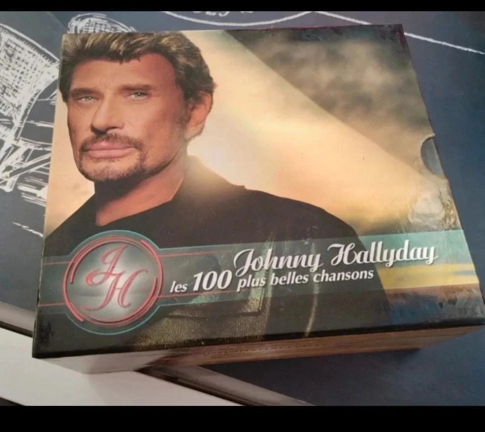 Coffret CD les 100 plus belles chansons de Johnny Hallyday